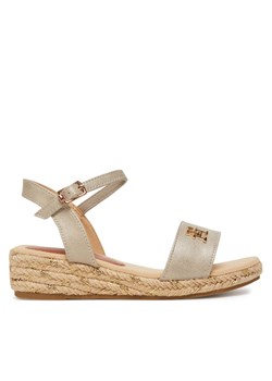 Espadryle Tommy Hilfiger T3A7-33803-1833514 S Beżowy ze sklepu eobuwie.pl w kategorii Sandały dziecięce - zdjęcie 182071215