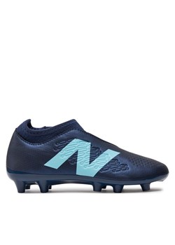 Buty do piłki nożnej New Balance Tekela Magique Jnr Fg V4+ SJT3FN45 Granatowy ze sklepu eobuwie.pl w kategorii Buty sportowe dziecięce - zdjęcie 182071315