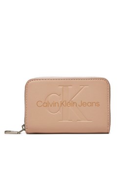 Mały Portfel Damski Calvin Klein Jeans Zip Around Mono K60K612255 Kolorowy ze sklepu eobuwie.pl w kategorii Portfele damskie - zdjęcie 182071956