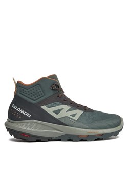 Trekkingi Salomon Outpulse Mid GORE-TEX L47297600 Zielony ze sklepu eobuwie.pl w kategorii Buty trekkingowe męskie - zdjęcie 182072019