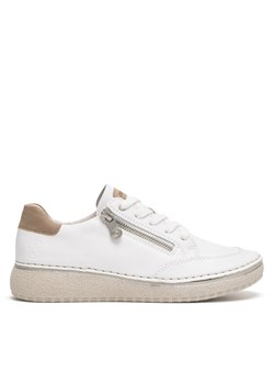 Sneakersy Rieker 50905-80 Biały ze sklepu eobuwie.pl w kategorii Buty sportowe damskie - zdjęcie 182072417