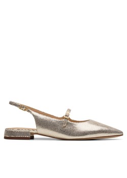 Sandały Clarks Sensa15 Shine 26181315 Złoty ze sklepu eobuwie.pl w kategorii Balerinki - zdjęcie 182072827