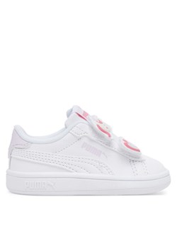Sneakersy Puma Smash 3.0 Badges V 397287 07 Biały ze sklepu eobuwie.pl w kategorii Buty sportowe dziecięce - zdjęcie 182072936