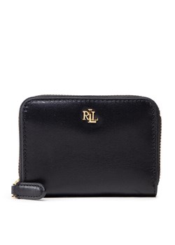 Mały Portfel Damski Lauren Ralph Lauren Sm Zip Wallet 432876729003 Czarny ze sklepu eobuwie.pl w kategorii Portfele damskie - zdjęcie 182072976