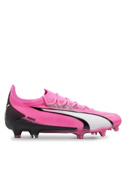 Buty do piłki nożnej Puma ULTRA ULTIMATE FG/AG 10774401 01 Różowy ze sklepu eobuwie.pl w kategorii Buty sportowe męskie - zdjęcie 182073016