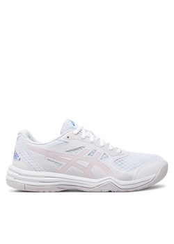 Buty halowe Asics Upcourt 5 1072A088 Biały ze sklepu eobuwie.pl w kategorii Buty sportowe damskie - zdjęcie 182073165