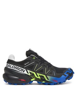 Buty do biegania Salomon Speedcross 6 Gore-Tex Fan Fire L47832200 Czarny ze sklepu eobuwie.pl w kategorii Buty sportowe męskie - zdjęcie 182073417