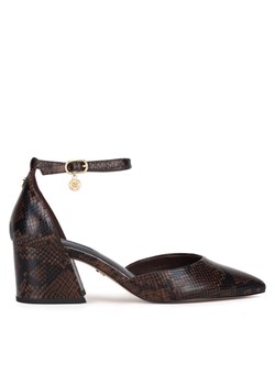 Czółenka Nine West WFA3358-1 Brązowy ze sklepu eobuwie.pl w kategorii Czółenka - zdjęcie 182073418