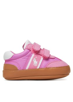 Sneakersy Polo Ralph Lauren Heritage Court III T-Toe Ez RL02362668 Różowy ze sklepu eobuwie.pl w kategorii Buty sportowe dziecięce - zdjęcie 182073518
