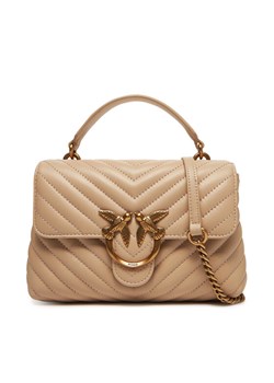 Torebka PINKO Love Lady Puff Mini Cl AI PE 25 PLTT 100044 A0GK Beżowy ze sklepu eobuwie.pl w kategorii Kopertówki - zdjęcie 182073618