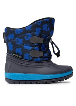 Śniegowce Boatilus Youth Joggy Sport Lace NJ09 VAR.17ZT Granatowy ze sklepu eobuwie.pl w kategorii Buty zimowe dziecięce - zdjęcie 182073696