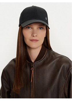 Czapka z daszkiem Calvin Klein K60K613102 Czarny ze sklepu eobuwie.pl w kategorii Czapki z daszkiem damskie - zdjęcie 182073809