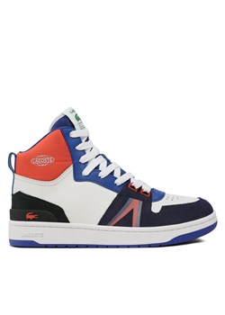 Sneakersy Lacoste L001 Mid 123 1 Sma 745SMA0027042 Biały ze sklepu eobuwie.pl w kategorii Buty sportowe męskie - zdjęcie 182074009