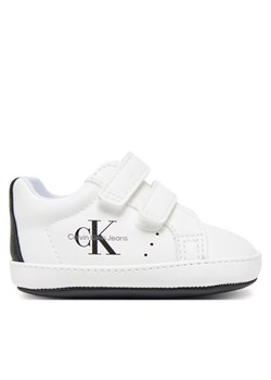 Sneakersy Calvin Klein Jeans Low Cut Velcro V0B9-82070-1582 Biały ze sklepu eobuwie.pl w kategorii Buty sportowe dziecięce - zdjęcie 182074028