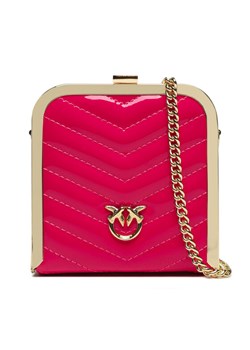 Torebka PINKO Box Clutch AI 23-24 PLTT 101514 A15B Czerwony ze sklepu eobuwie.pl w kategorii Kopertówki - zdjęcie 182074537
