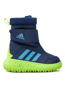Śniegowce adidas Winterplay I IF1713 Granatowy ze sklepu eobuwie.pl w kategorii Buty zimowe dziecięce - zdjęcie 182074568
