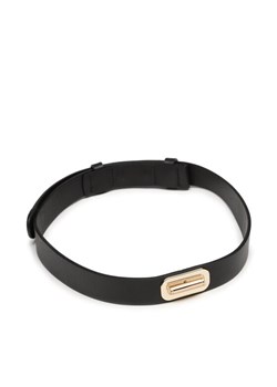 Pasek na talię Tommy Hilfiger Turnlock 2.5 AW0AW14723 Czarny ze sklepu eobuwie.pl w kategorii Paski damskie - zdjęcie 182074579