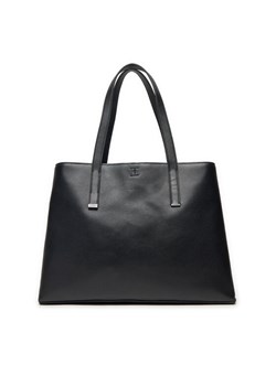 Torebka Calvin Klein Ck Plaque Medium Shopper K60K612782 Czarny - id: 8721107062259 - marki Calvin Klein - 182074629 Torebka Calvin Klein Ck Plaque Medium Shopper K60K612782 Czarny ze sklepu eobuwie.pl w kategorii Torby Shopper bag - zdjęcie 182074629