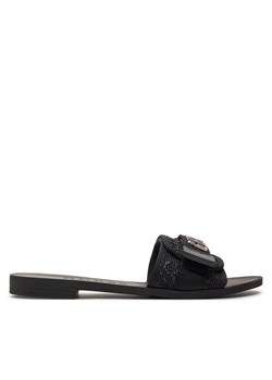 Klapki Guess Elyze3 FLGEL3 ELE19 Czarny ze sklepu eobuwie.pl w kategorii Klapki damskie - zdjęcie 182074798