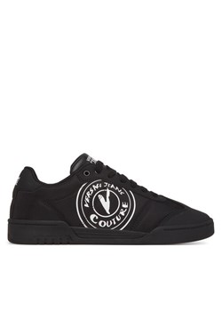 Sneakersy Versace Jeans Couture 78YA3SD1 Czarny ze sklepu eobuwie.pl w kategorii Buty sportowe męskie - zdjęcie 182074835