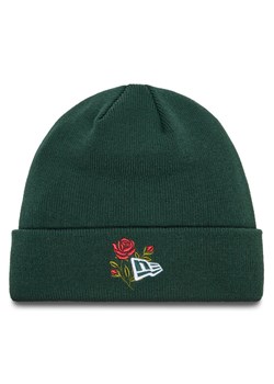 Czapka New Era Rose Icon Cuff Knit Beanie 60580736 Zielony ze sklepu eobuwie.pl w kategorii Czapki zimowe męskie - zdjęcie 182074848