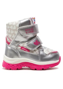 Śniegowce Agatha Ruiz de la Prada 241990-B M Srebrny ze sklepu eobuwie.pl w kategorii Buty zimowe dziecięce - zdjęcie 182074876