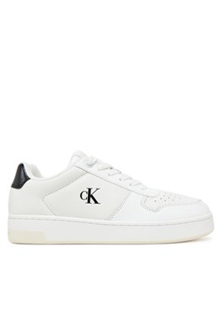 Sneakersy Calvin Klein Jeans Basket Cupsole Low Mg YW0YW01765 Biały ze sklepu eobuwie.pl w kategorii Buty sportowe damskie - zdjęcie 182075095