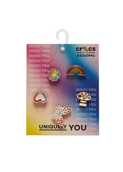 Ozdoba do butów Crocs Jibbitz Rainbow Elvtd Festival 5 Pack 10013261 Kolorowy ze sklepu eobuwie.pl w kategorii Breloki - zdjęcie 182075135
