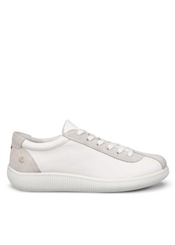 Sneakersy ECCO Soft Zero W 22025352292 Biały ze sklepu eobuwie.pl w kategorii Buty sportowe damskie - zdjęcie 182075296