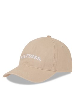 Czapka z daszkiem Tommy Hilfiger Th Monotype Soft 6 Panel Cap AM0AM12154 Beżowy ze sklepu eobuwie.pl w kategorii Czapki z daszkiem męskie - zdjęcie 182075486