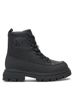 Trapery Calvin Klein Jeans V3X5-81093-1355 M Czarny ze sklepu eobuwie.pl w kategorii Buty zimowe dziecięce - zdjęcie 182075538