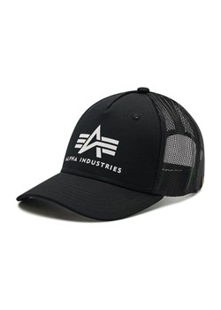 Czapka z daszkiem Alpha Industries Basic Trucker Cap 186902 Czarny ze sklepu eobuwie.pl w kategorii Czapki z daszkiem męskie - zdjęcie 182075635