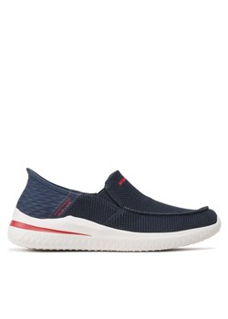 Mokasyny Skechers Cabrino 210604/NVY Granatowy ze sklepu eobuwie.pl w kategorii Półbuty męskie - zdjęcie 182075649