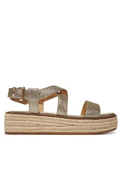 Espadryle MICHAEL Michael Kors Lynn 40S5LYFS1M Złoty ze sklepu eobuwie.pl w kategorii Espadryle damskie - zdjęcie 182075699