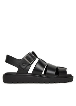 Sandały Calvin Klein Jeans Sq Molded Sdl Fisherman Mg Wn YW0YW01700 Czarny ze sklepu eobuwie.pl w kategorii Sandały damskie - zdjęcie 182075745