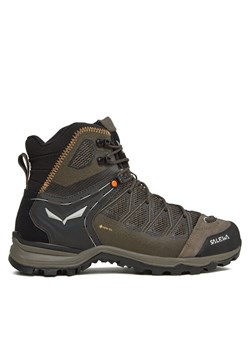 Trekkingi Salewa Ms Mtn Trainer Lite Mid Gtx 61359-7953 Khaki ze sklepu eobuwie.pl w kategorii Buty trekkingowe męskie - zdjęcie 182075827