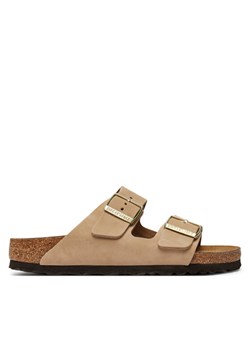 Klapki Birkenstock Arizona 1019016 Beżowy ze sklepu eobuwie.pl w kategorii Klapki damskie - zdjęcie 182075866