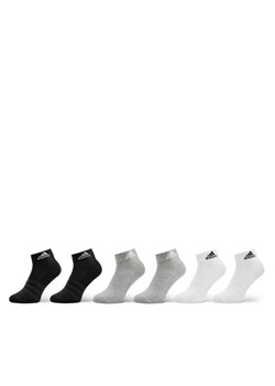 Skarpety Niskie Unisex adidas Cushioned Sportswear Ankle Socks 6 Pairs IC1292 Szary ze sklepu eobuwie.pl w kategorii Skarpetki męskie - zdjęcie 182076056