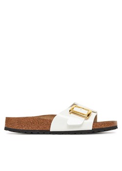 Klapki Birkenstock Catalina Cushion Buckle 1029437 Biały ze sklepu eobuwie.pl w kategorii Klapki damskie - zdjęcie 182076068