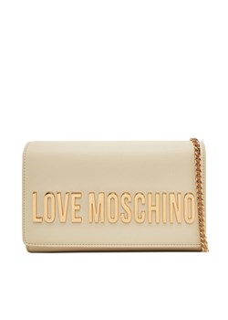 Torebka LOVE MOSCHINO JC4103PP1MKD0110 Beżowy ze sklepu eobuwie.pl w kategorii Kopertówki - zdjęcie 182076308
