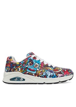 Sneakersy Skechers Uno - Color Doodle 183500/MLT Kolorowy ze sklepu eobuwie.pl w kategorii Buty sportowe męskie - zdjęcie 182076346