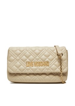 Torebka LOVE MOSCHINO JC4097PP0LLA0110 Écru ze sklepu eobuwie.pl w kategorii Listonoszki - zdjęcie 182076549