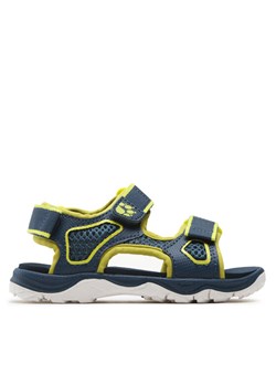 Sandały Jack Wolfskin Taracp Beach Sandal K 4039531 Turkusowy ze sklepu eobuwie.pl w kategorii Sandały dziecięce - zdjęcie 182076786