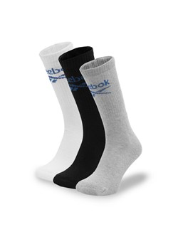 Zestaw 3 par wysokich skarpet unisex Reebok R0258-SS24 (3-pack) Kolorowy - id: 5905588692096 - marki Reebok - 182076796 Zestaw 3 par wysokich skarpet unisex Reebok R0258-SS24 (3-pack) Kolorowy ze sklepu eobuwie.pl w kategorii Skarpetki męskie - zdjęcie 182076796