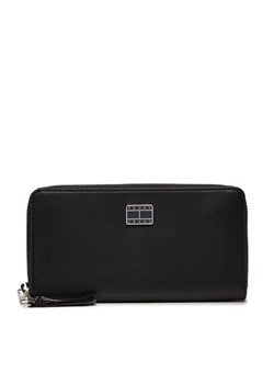 Duży Portfel Damski Tommy Jeans Tjw City-Wide Large Za AW0AW15941 Czarny ze sklepu eobuwie.pl w kategorii Portfele damskie - zdjęcie 182077105