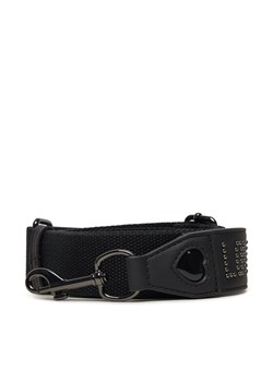 Wymienny pasek do torebki LOVE MOSCHINO JC6401PP1LLI300A Czarny ze sklepu eobuwie.pl w kategorii Paski damskie - zdjęcie 182077117