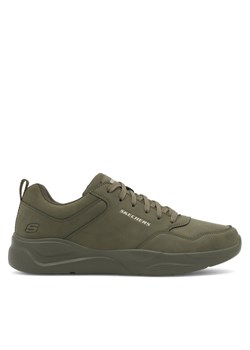 Sneakersy Skechers Libration 8790157 OLV Zielony ze sklepu eobuwie.pl w kategorii Buty sportowe męskie - zdjęcie 182077187