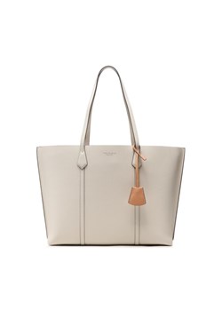 Torebka Tory Burch Perry Triple-Compartment Tote 81932 Biały ze sklepu eobuwie.pl w kategorii Torby Shopper bag - zdjęcie 182077227