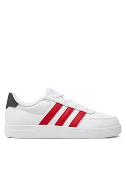 Sneakersy adidas Breaknet 2.0 K JH6677 Biały ze sklepu eobuwie.pl w kategorii Buty sportowe dziecięce - zdjęcie 182077296