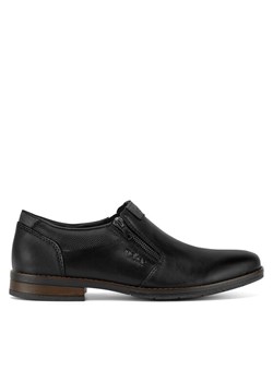 Półbuty Rieker 10351-00 Czarny ze sklepu eobuwie.pl w kategorii Buty eleganckie męskie - zdjęcie 182077896
